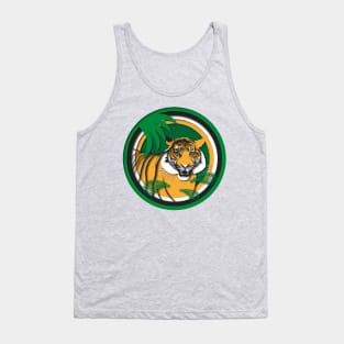 Paper Cutout Tiger Tank Top